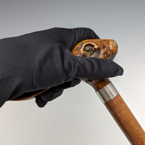 British Vintage Men's Cane Resin Rabbit Head Handle 90cm